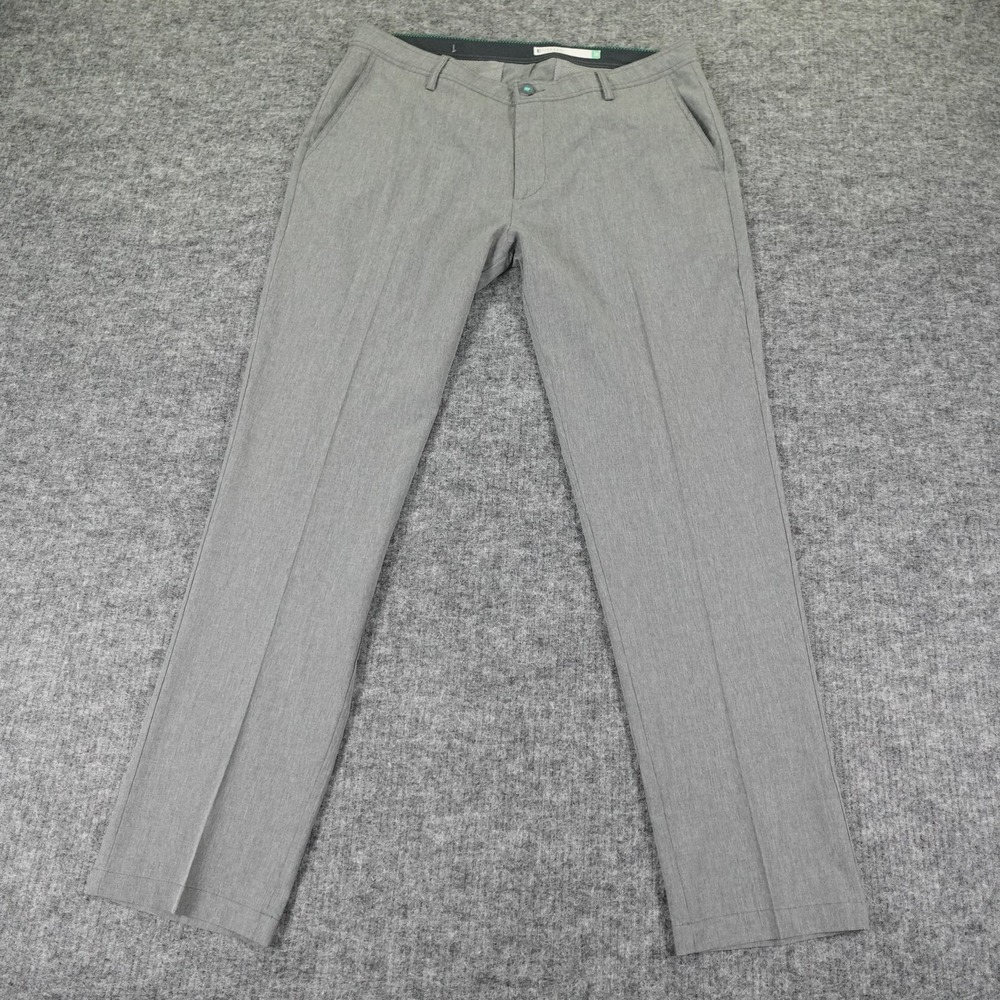 Linksoul Pants Mens 38 Gray Performance Golf Trousers Dress Slacks‎ Lightweight